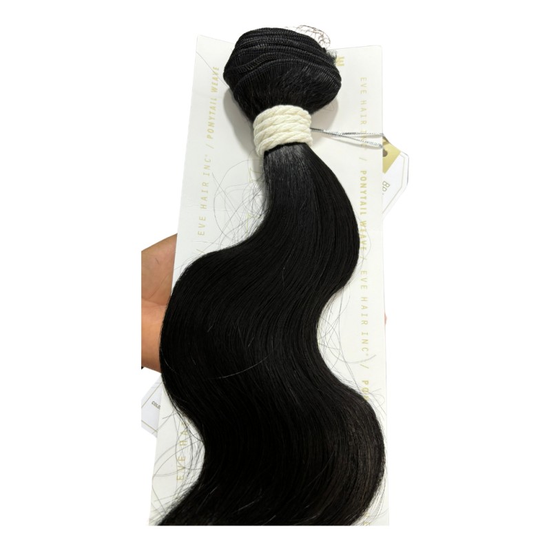 Extensión Cabello Ponytail Eve Fibra Human Touch Ondula...